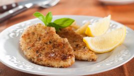 Хрупкаво пиле с пармезан по италиански 