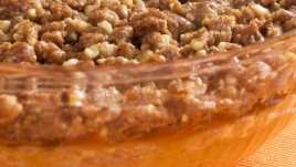 Вегетарианска запеканка със сладки картофи и орехи