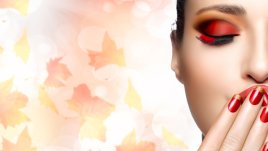 Стилни маникюри в червени цветове (галерия) 