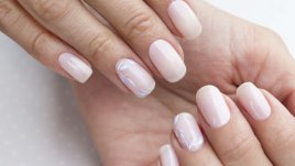 Млечен маникюр за пролетта