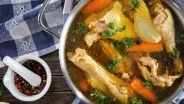 Пилешки бульон в мултикукър 