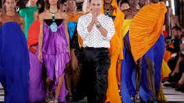 Геометрични линии и ярки цветове от Balmain за пролет/лято 2020