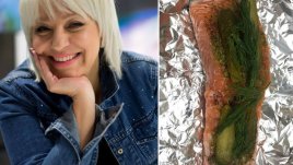 Любимата рецепта на Джуджи е сьомга с кисели краставички и копър