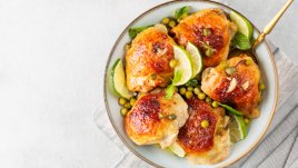 Медено пилешко с лайм