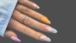 Маргаритки в маникюра за лято 2025 (+Снимки)