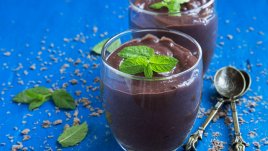 Какаов пудинг с царевично нишесте 