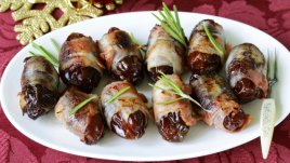 Аперитив с бекон и фурми