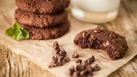 Рецепта за шоколадови кукис с мента