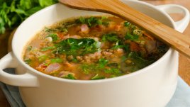 Супа с телешко и леща