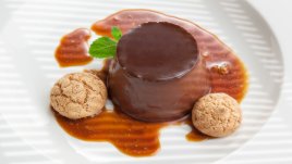 Пудинг с райски ябълки и какао