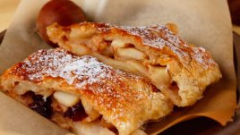 Щрудел с кестени и ябълки 