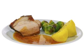 Свинско филе с хрупкава коричка 