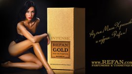 Топмоделът Мила Христова ухае на REFAN INTENSE GOLD