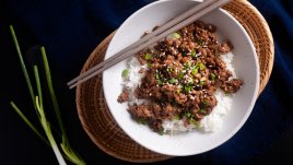 Телешко с ориз по корейски