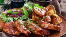 Свински котлети със сладко-кисел сос в мултикукър 