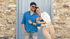 Сашо Кадиев не се отделя от годеницата си