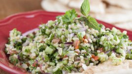 Постна салата с булгур