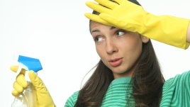 А тук почисти ли?