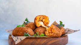 Сицилиански аранчини с моцарела 