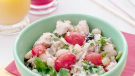 Бобена салата с риба