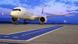 Вторият модерен самолет Airbus A220-300 на „България Еър“ пристигна в София