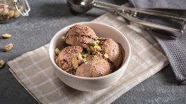 Домашен сладолед с шоколад