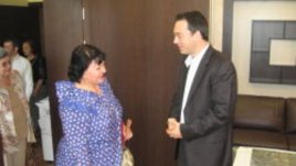 Принцеса фон Саксен с поредно дарение