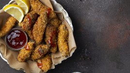 Пилешки хапки с корнфлейкс в  еърфрайър