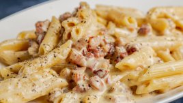 Паста с прошуто кото и сметана