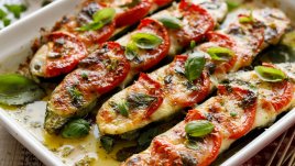 Пълнени тиквички с кайма по италиански