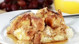 Печен френски тост с остатъци от козунак