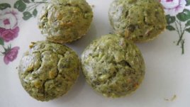 Пролетни зелени мъфини