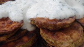 Класически пържени тиквички с млечен сос