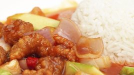 Свинско по китайски със сладко-кисел сос 