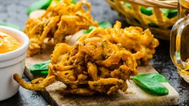 Хрупкав паниран лук