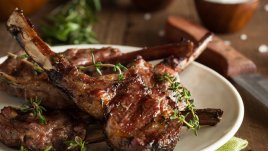 Агнешки котлети с мед, лимон и розмарин 