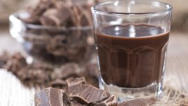 Домашен ликьор с течен шоколад