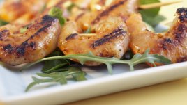 Мариновани скариди на скара