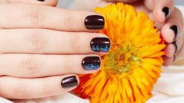 Идеи за маникюр с цветовете на есента (галерия)