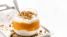 Парфе с кисело мляко и тиква 