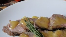 Патешки гърди с портокалов сос