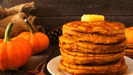 Пикантни тиквени палачинки с канела