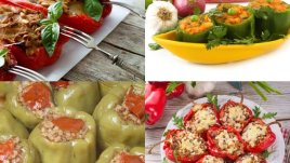 Разнообразни рецепти за пълнени чушки