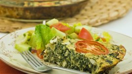 Лесен киш със спанак