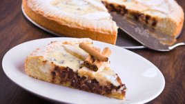 Тарта с извара и шоколад