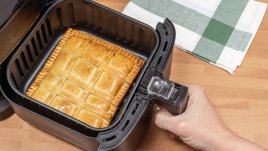 Нискокалоричен ябълков пай на еърфрайър 