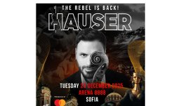 София посреща големия празничен финал на HAUSER – The Final Bow – Rebel’s Last Night на 23 декември