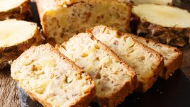 Кекс с банан и ананас