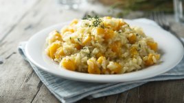 Ризото с тиква и бяло вино