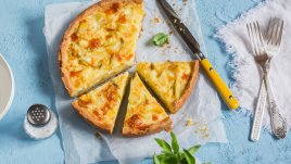 Зеленчуков тарт с бутертесто и фета